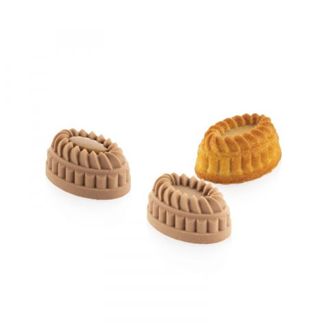 Forme Silicon Monoportii, Mignon - Forma Silicon Pleincoeur Oval 5.3 x 3.6 x H 2.5 cm, 15 cavitati x 28 ml