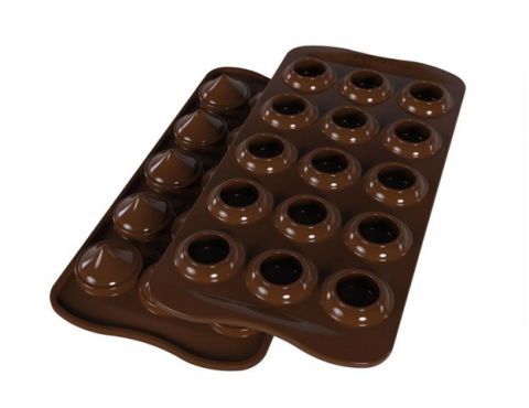 Forma Silicon Praline Kiss Ø 2.8 x H 2.4 cm, 10 ml, 12 cavitati (SCG57) [2]