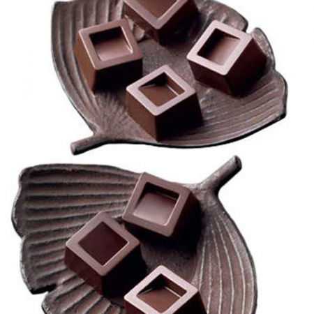 Forme Multicavitati Mici - Forma Silicon Praline Silikomart Cub 2.6 x 2.6 x H 1.8 cm, 10 ml, 15 cavitati (SCG02)