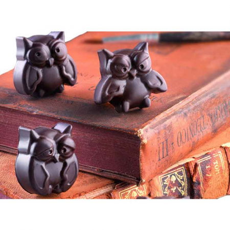 Forme Multicavitati Mici - Forma Silicon Praline Silikomart Gufi 3.4 x 3 x H 1.5 cm, 7.5 ml, 15 cavitati (SCG26)