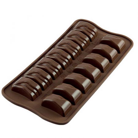 Forme Multicavitati Mici - Forma Silicon Praline Silikomart Jack 3.7 x 3 x H 2 cm, 8 ml, 14 cavitati (SCG09)