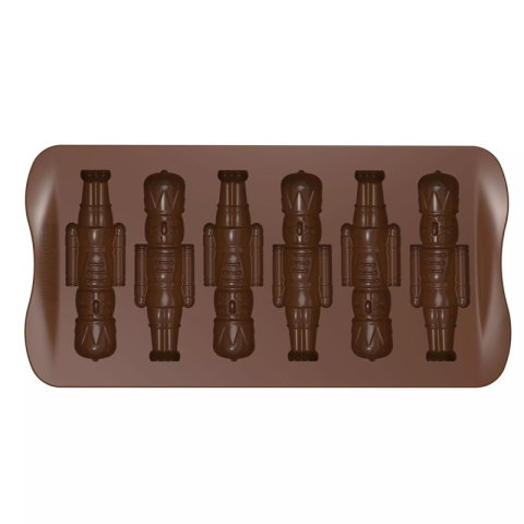 Formă Silicon pentru Praline și Ciocolată Spargatorul de Nuci 2.6 x 8.4 x H 1.4 cm, 13.5 ml, 6 cavități (SCG065) [2]