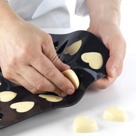 Forma Silicon Profesionala Inima 5.1 x 5.4 x H 2.3 cm, 45 cavitati, 33 ml (SQ065 ) [3]