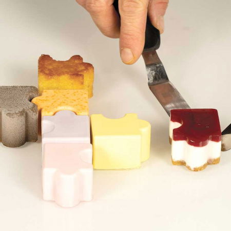 Forma Silicon Puzzle 4.2 x 3.4 x H 2.8 cm, 16 cavitati + decupator, 30 ml [2]