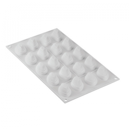 Forme de Silicon Cofetarie - Forma Silicon Quenelle Mignon 4.3 x 2.1 x h 2 cm, 20 cavitati