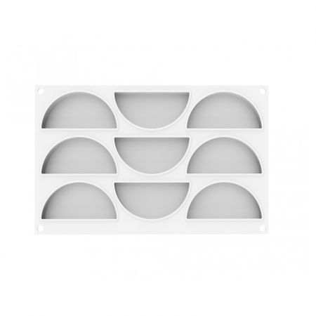 Forma Silicon Rainbow 10 x 2.1 x H 5 cm, 9 cavitati, 80 ml + decupator [2]