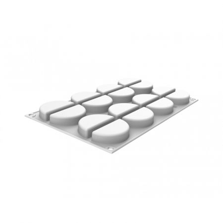 Forma Silicon Rainbow 6.5 x 1.6 x H 3.25 cm, 16 cavitati, 26 ml + decupator [3]