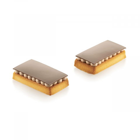 Forme 60x40cm Monoportii, Mignon - Forma Silicon Rectangle Monoportii 8.7 x 4.8 x H 1.5 cm, 36 cavitati, 61 ml (SQ095)