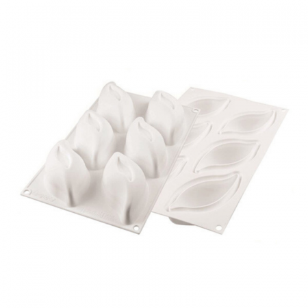 Forme de Silicon Cofetarie - Forma Silicon Ruben 11.4 x 5.7 x h 4.5 cm, 6 cavitati