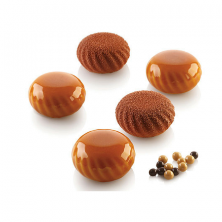 Forme de Silicon Cofetarie - Forma Silicon Samurai Ø 4.6 x h 2.3 cm, 15 cavitati