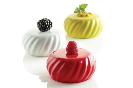 Forme de Silicon Cofetarie - Forma Silicon Samurai Ø 7 x h 3.5 cm, 6 cavitati