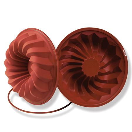 Forme de Silicon Cofetarie - Forma Silicon Savarin Ø24xH6 cm, cu Inel