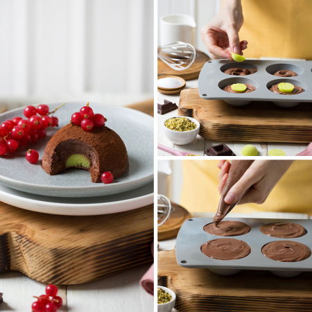 Forma Silicon Semisfera Ø 7 x H 3.5 cm, 6 cavitati [2]