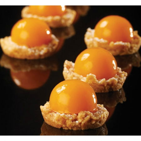 Forme de Silicon Cofetarie - Forma Pavoflex 60x40 cm Semisfere Ø3xh1.8 cm, 126 cavitati, 9 ml