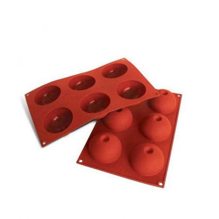 Forme de Silicon Cofetarie - Forma Silicon Semisfere Magic Dome Ø7.5xH4cm, 6 cavitati (SF086) 