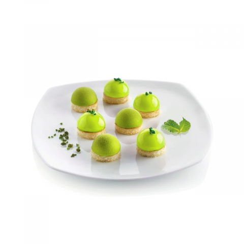 Forme 60x40cm Monoportii, Mignon - Forma Silicon Semisfere Mignon Ø 4.2 x H 2.2 cm, 60 cavitati, 20 ml (SQ075)