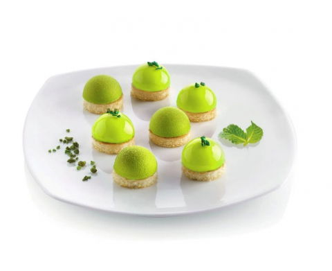 Forme de Silicon Cofetarie - Forma Silicon Semisfere Ø 3 x H 1.5 cm, 24 cavitati (SF006)