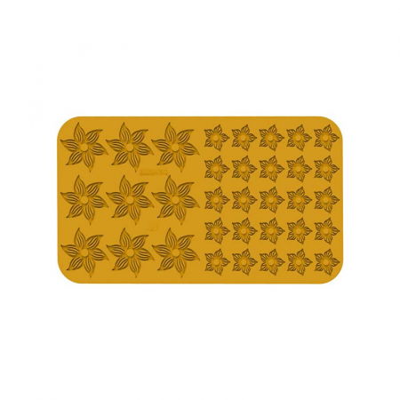 Forme de Silicon Cofetarie - Forma Silicon Silikomart NaturaE Botanica Ø 8.4 - 4.6 x H 0.2 cm, 9+25 cavitati