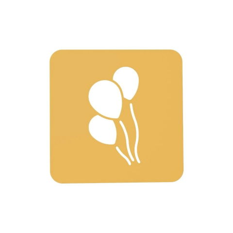 Forme de Silicon Cofetarie - Forma Silicon Silikomart NaturaE Decor Balon 16 x 16 x H 0.1 cm, Set 2 buc