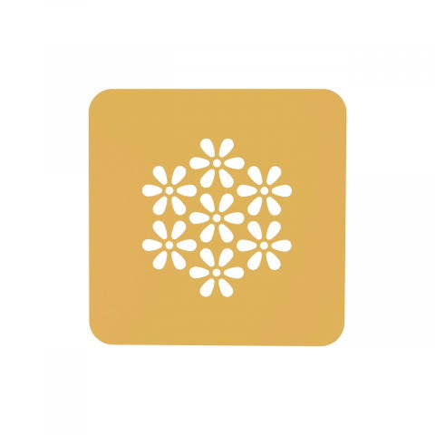 Forme de Silicon Cofetarie - Forma Silicon Silikomart NaturaE Decor Flori Ø 10 x H 0.1 cm, Set 2 buc