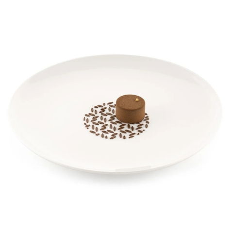 Forme de Silicon Cofetarie - Forma Silicon Silikomart NaturaE Decor Frunze Ø 10 x H 0.1 cm, Set 2 buc