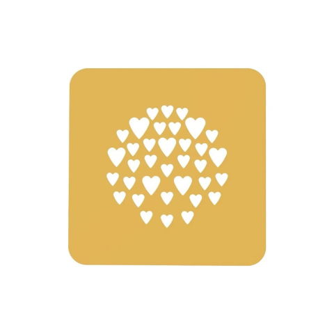 Forme de Silicon Cofetarie - Forma Silicon Silikomart NaturaE Decor Inima Ø 10 x H 0.1 cm, Set 2 buc