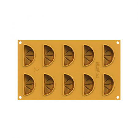 Forme de Silicon Cofetarie - Forma Silicon Silikomart NaturaE Lamaie 6.5 x 3.5 x H 1.4 cm, 14 ml, 10 cavitati