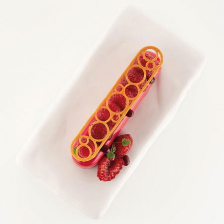 Forme de Silicon Cofetarie - Forma Silicon Silikomart NaturaE Lampo - Ecler 13.1 x 2.6 x H 0.15 cm, 5 ml, 9+9 cavitati