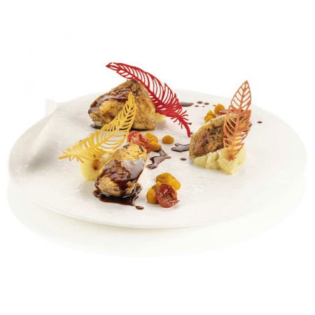 Forme de Silicon Cofetarie - Forma Silicon Silikomart NaturaE Piuma - Penaj 12.1 x 2.8 x H 0.15 cm, 5 ml, 10+10 cavitati