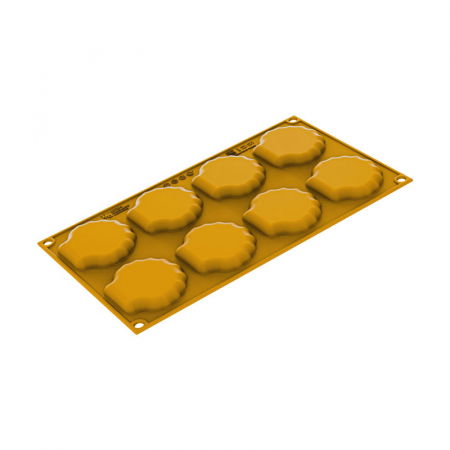 Forma Silicon Silikomart NaturaE Scoica 7.2 x 6.5 x H 0.9 cm, 15 ml, 8 cavitati [2]