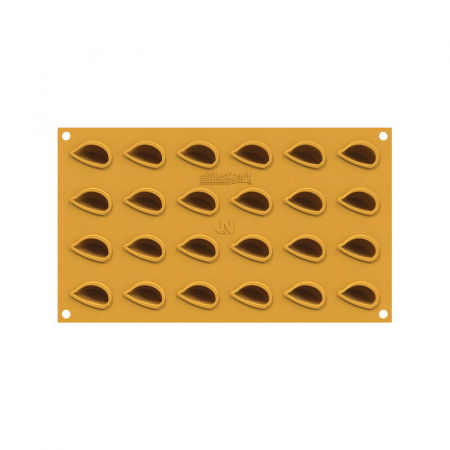 Forme de Silicon Cofetarie - Forma Silicon Silikomart NaturaE Usturoi 3.3 x 1.96 x H 1.97 cm, 4 ml, 24 cavitati
