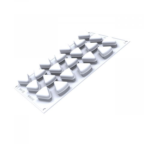 Forme Silicon Monoportii, Mignon - Forma Silicon Slice 3.8 x 3.1 x H 2 cm, 21 cavitati x 14 ml