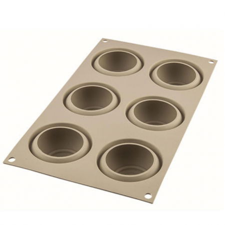 Forma Silicon Spirala Ø 6.8 x H 3.7 cm, 6 cavitati x 100 ml [2]