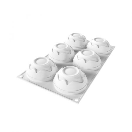 Forme Silicon Monoportii, Mignon - Forma Silicon Splash Ø 7.1 x H 3.65 cm, 6 cavitati, 110 ml