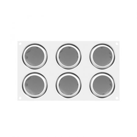 Forma Silicon Splash Ø 7.1 x H 3.65 cm, 6 cavitati, 110 ml [2]