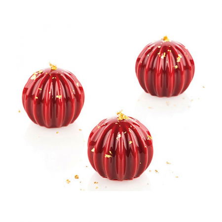 Forme Silicon Monoportii, Mignon - Forma Silicon Supernova 3D, Ø 6.4 x H 5.6 cm, 6 cavitati, 105 ml