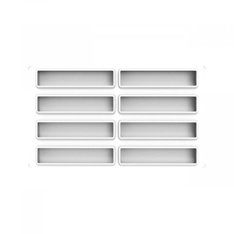 Forma Silicon Sweet Rectangle 12.8 x 3.3 x H 2.1 cm, 6 cavitati x 85 ml + decupator [3]