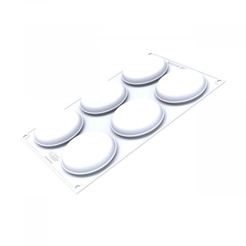 Forma Silicon Sweet Round Ø 8 x H 2.1 cm, 4 cavitati x 95 ml + decupator [2]