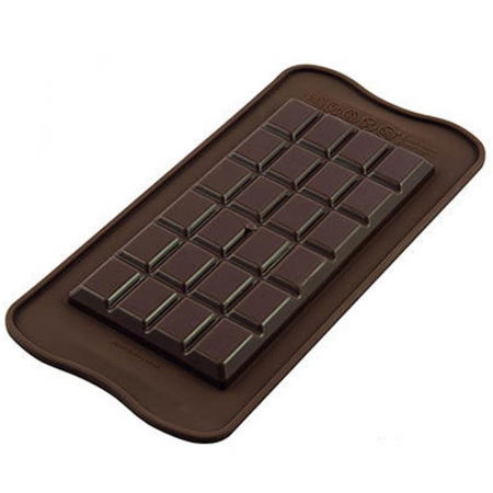 Forme Multicavitati Mici - Forma Silicon Tablete Silikomart Clasic 15.5 x 7.7 x H 0.9 cm, 91 ml, 1 cavitate (SCG36)