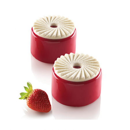 Forma Silicon TOP / Insertie Plisse Ø 7.5 x H 0.7 cm, 6 cavitati (PLISSÉ 23) [2]