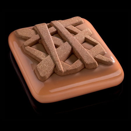 Forme de Silicon Cofetarie - Forma Silicon TOP Shanghai 13.5x13.5xH1 cm, 2 cavitati