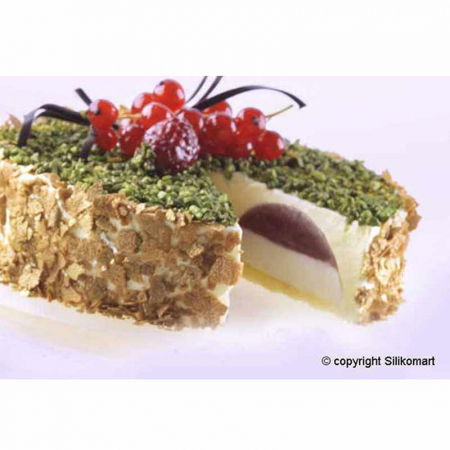 Forme Clasice Torturi, Cozonaci, Tarte - Forma Silicon Tort Ø 16 x H 5 cm, tava 6 cavitati