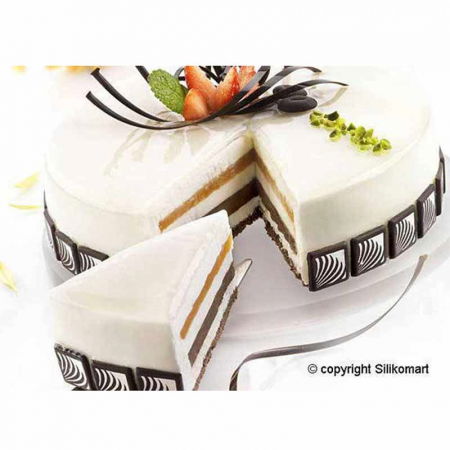 Forme Clasice Torturi, Cozonaci, Tarte - Forma Silicon Tort Ø 18 x H 5 cm, tava 6 cavitati