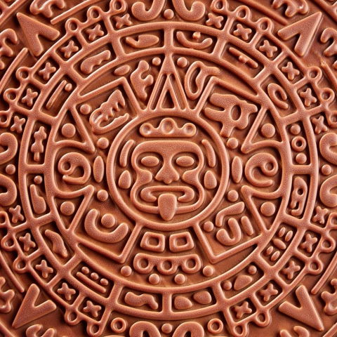 Forma Silicon Tort 3D Azteca Ø 18 x H 4 cm, 1000 ml [2]