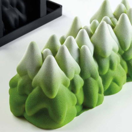 Forme Silicon Trunchi - Forma Silicon Tort 3D Braduti  25 x 9 x H 9.5 cm, 1100 ml