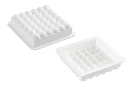 Forme Silicon pentru Torturi si Prajituri - Forma Silicon Tort 3D Bubbles 15 x 15 x h 5 cm