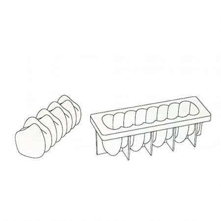 Forme de Silicon Cofetarie - Forma Silicon Tort 3D Canyon 25x8.5xH8 cm
