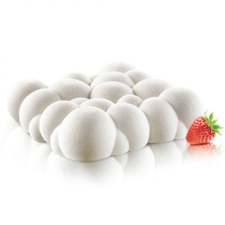 Forme de Silicon Cofetarie - Forma Silicon Tort 3D Cloud 1600, 20 cm x 20 cm x 5.5 cm