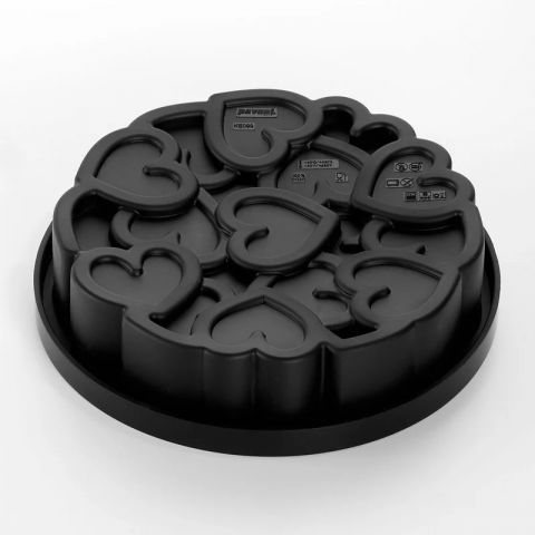 Oferta Cantitate - Forma Silicon Tort 3D Eros Mini Ø 18 x H 4.5 cm, 1000 ml