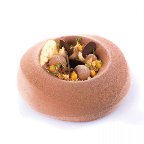 Forme Moderne Tort - Forma Silicon Tort 3D Eternity Ø 22 x H 7.2 cm, 1800 ml - 2 piese